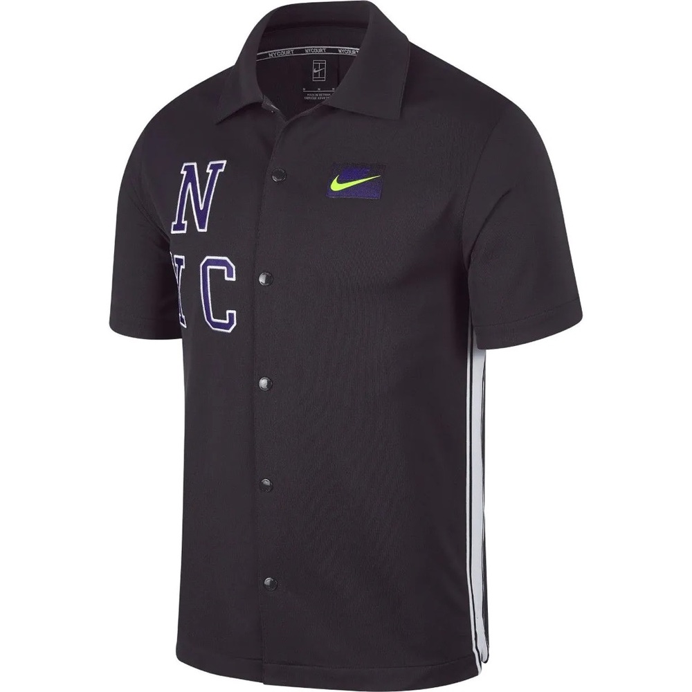 Nike Court NY US Open Tennis Top SS AT4303-045 Men’s Size XL NWT